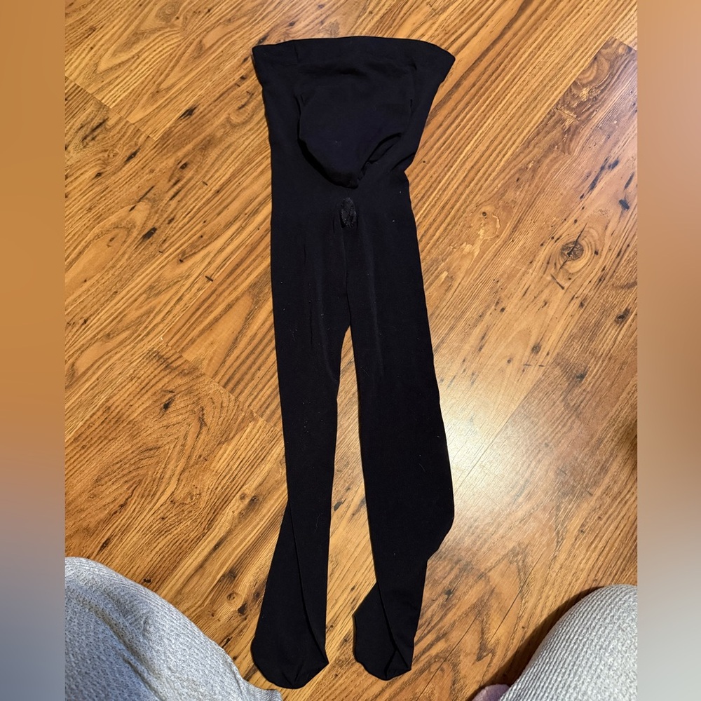 Tights and sweatpants